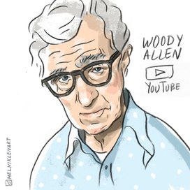 Портрет режиссера Вуди Аллена