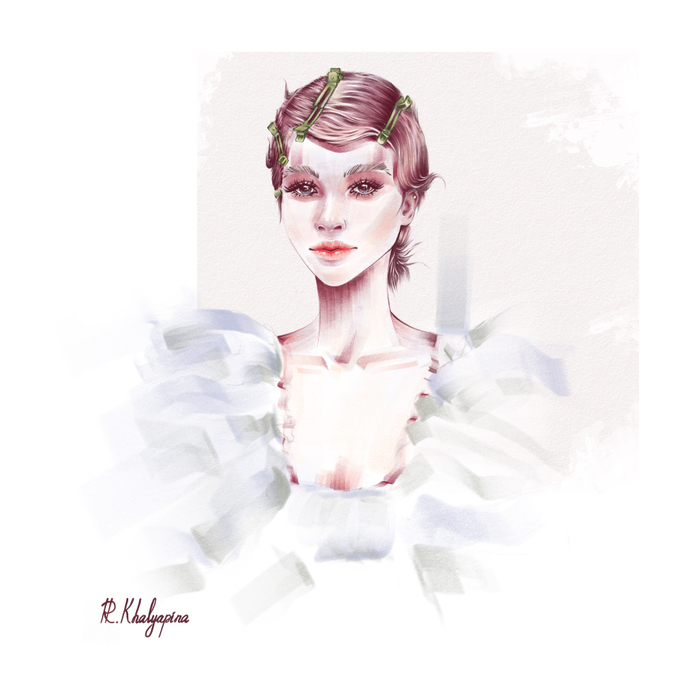 Fashion-иллюстрация, созданная для digital-медиа и онлайн-публикаций