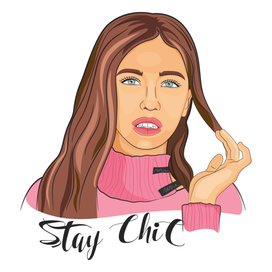 Stay chic. Fashion girl.