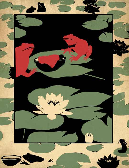  Иллюстрация к сказке Х.К.Андерсена "Дюймовочка"