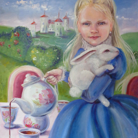 Алиса в стране чудес. Детский портрет