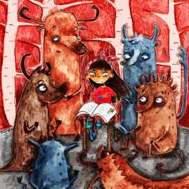 Почитай сказку монстрам!