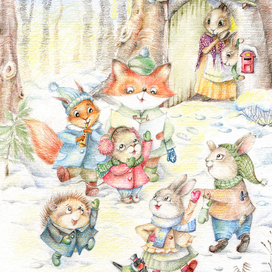 Пятнадцатое декабря. Поем рождественские песни