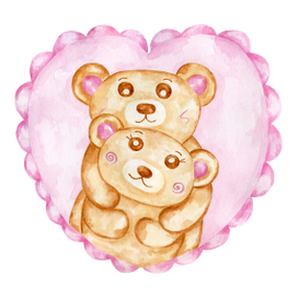 Милие влюбленные мишки