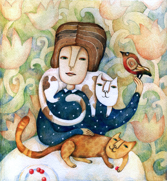 для любительнице кошек