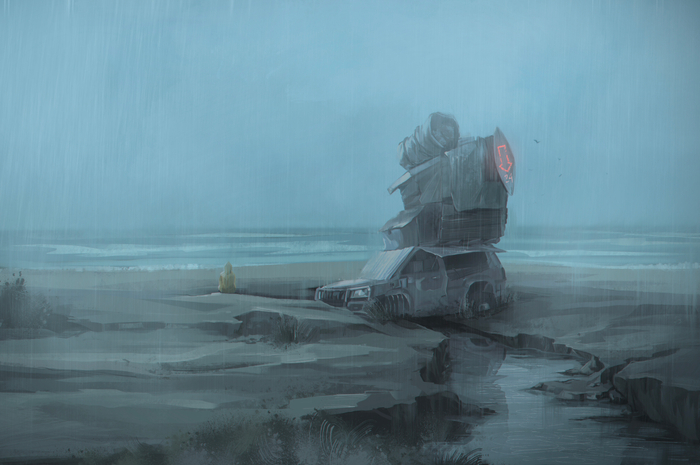 Rainy coast