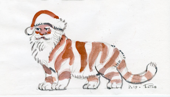 новогодний тигросфинкс