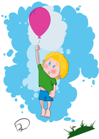 парень на шаре!