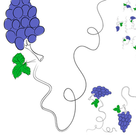 Виноградный шрифт