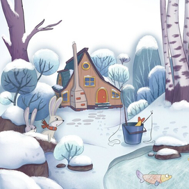 Зимняя избушка