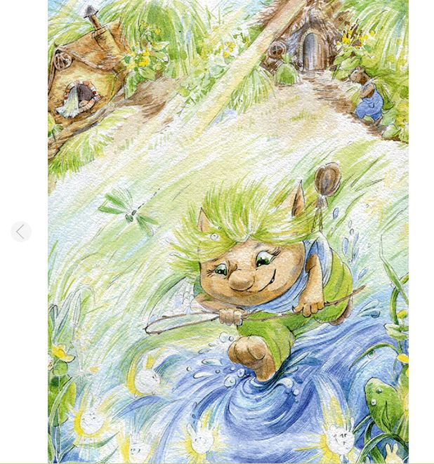 Малышка и солнечные зайчики