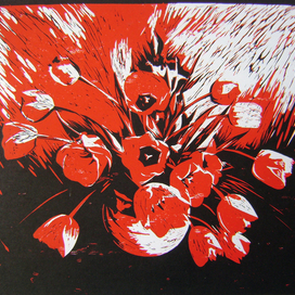 ,,Красные тюльпаны,,