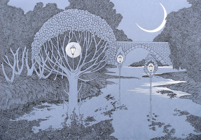 Тёплый поздний вечер