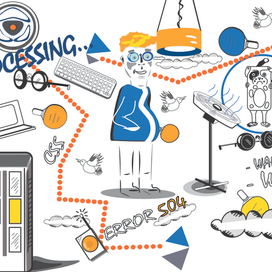 Office decoration draw