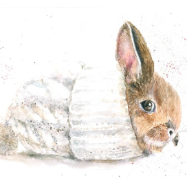 Кролик в шапке