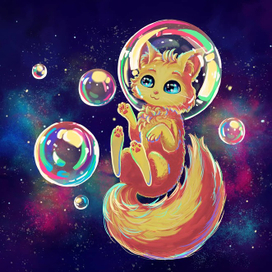 cat in space