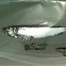 Летючие рыбы. Открытка