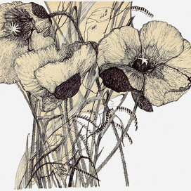 три цветка для мамы..