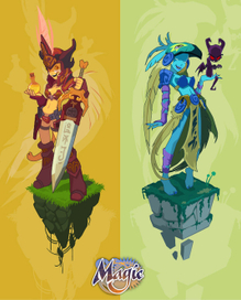 Концепты рас и классов для игры Magic