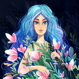 Цветочная девушка