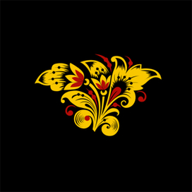 Русская народная Хохломская роспись