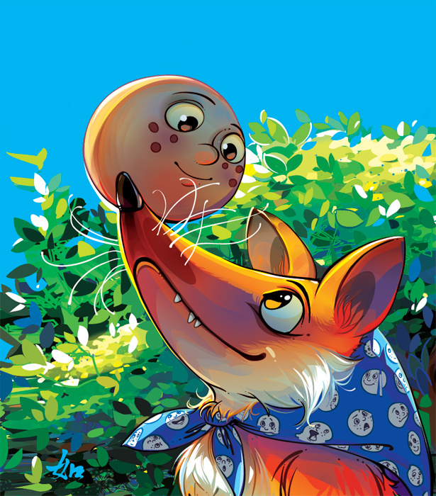 Лиса и колобок