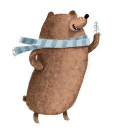 Новогодний мишка