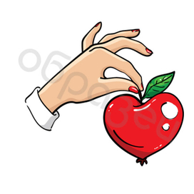 Яблочное сердце