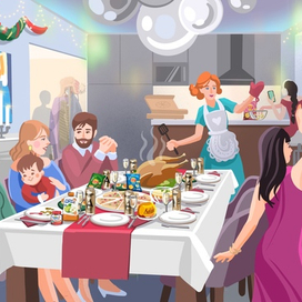 Новогодняя иллюстрация