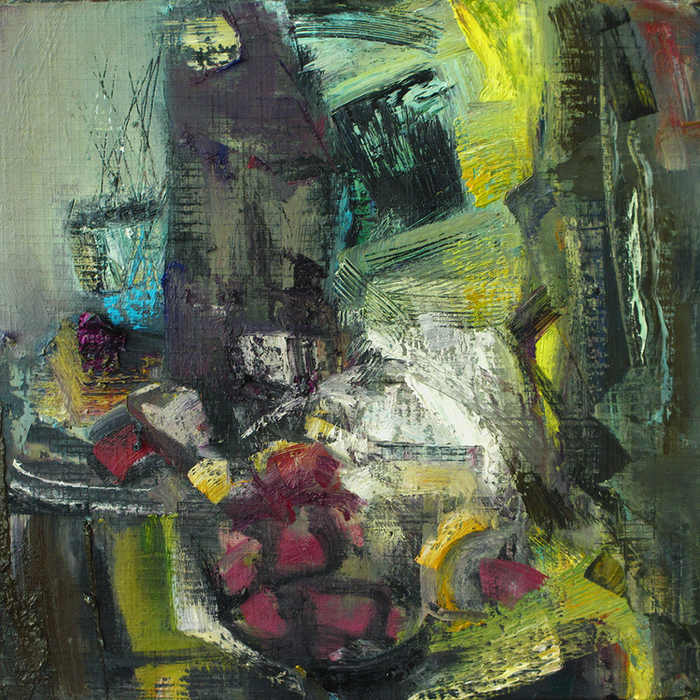 натюрморт с луной в окне