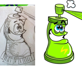 Мультяшный балон по своему эскизу