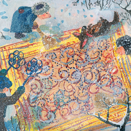 чистка ковра в доме престарелых