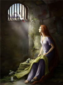 Илл.к сказке Г.Х.Андерсена "Дикие лебеди"