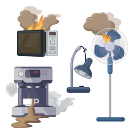 Сломанная бытовая техника