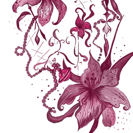 Lilies tattoo 