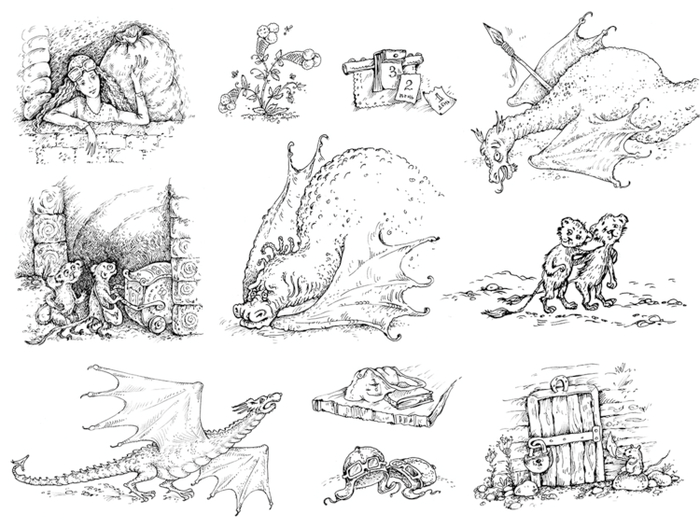 Пушок и Пушистый_заставки-концовки