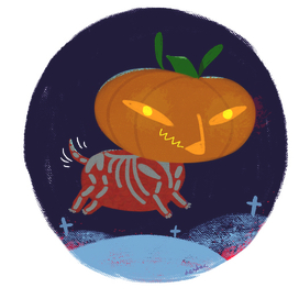 Хэллоуинский пёсик