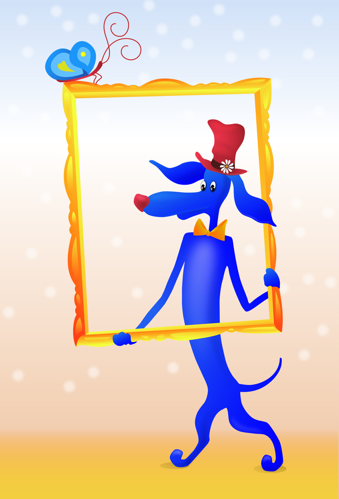 Синий таксик