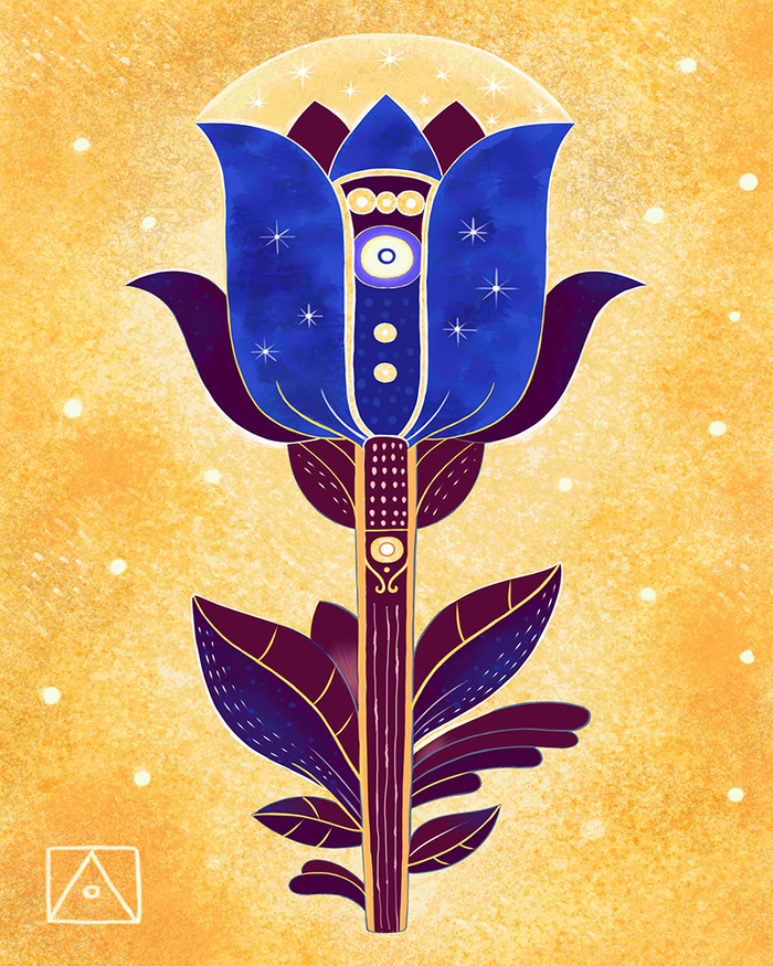 Сказочный цветок