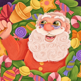 Праздничный Санта