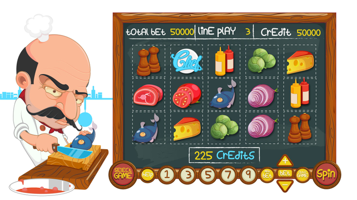 "Chef" game interface