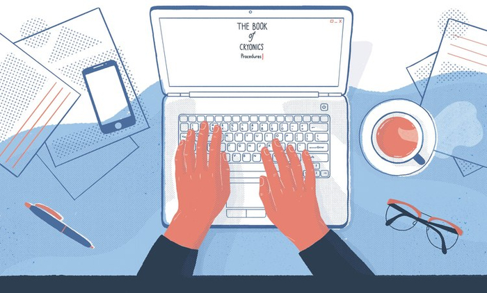 Иллюстрация для Hopes&Fears на тему крионики