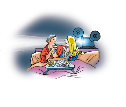 Иллюстрация для журнала FHM