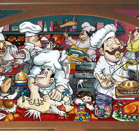 Ниша для ресторана "Гаврош"