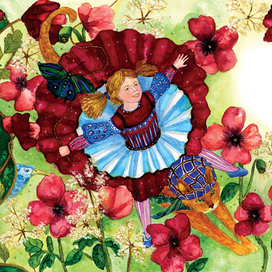 Иллюстрация к стихотворению Ивара Аросениуса "Путешествие кота"