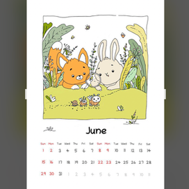 Июнь. Календарь 2025