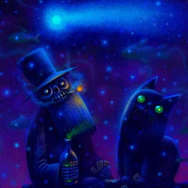 "Помолчим" картинка из "доброй серии"