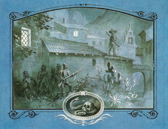 2 форзац к книге  ВОЛЬНЫЕ СТРЕЛКИ Т. Майн-Рида