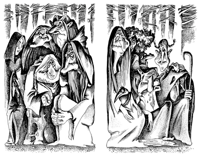 Иллюстрация к книге В. Кострова «Злая ведьма Варвара», издательство «Азбука», 2004 г.