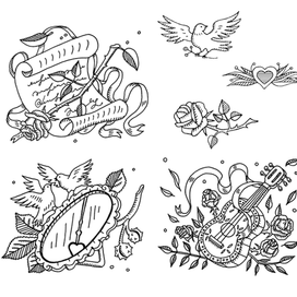 П. Бомарше. Пьесы. Заставки и концовки